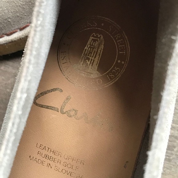 Vintage Clarks Desert Trek Beige Suede Boots - Picture 6 of 8